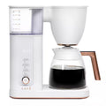 Matte White 10 Cup Drip Coffee Maker with Glass Carafe W897