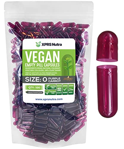 Size 0 Empty Vegan Capsules 500 Count G586662
