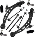 Front Lower Control Arm Ball Joints Tie Rods Sway Bars 10pc Set N838177