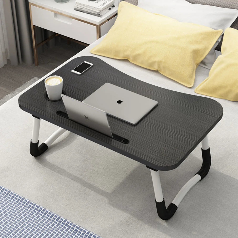 Foldable Lap Desk with Cup Holder & Drawer X73765