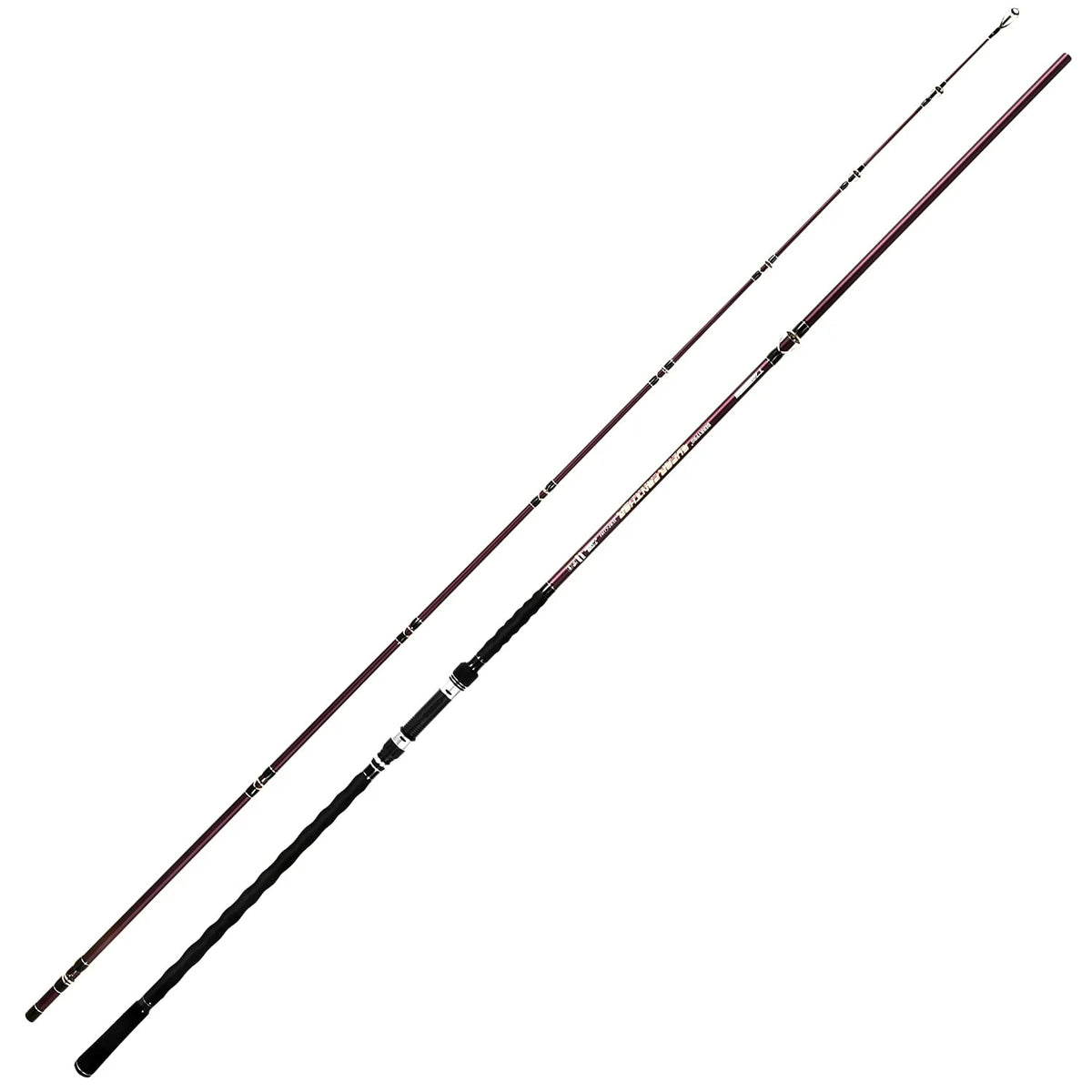 Carbon Fiber Travel Surf Spinning Fishing Rod 2pc O26055