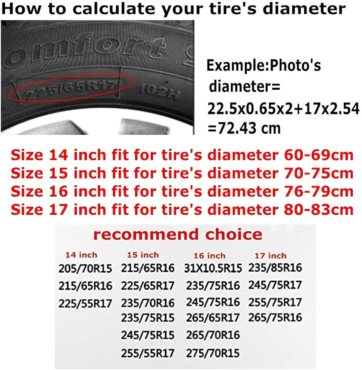 Waterproof Dust-Proof Universal Wheel Tire Protectors Pack of 2 J133